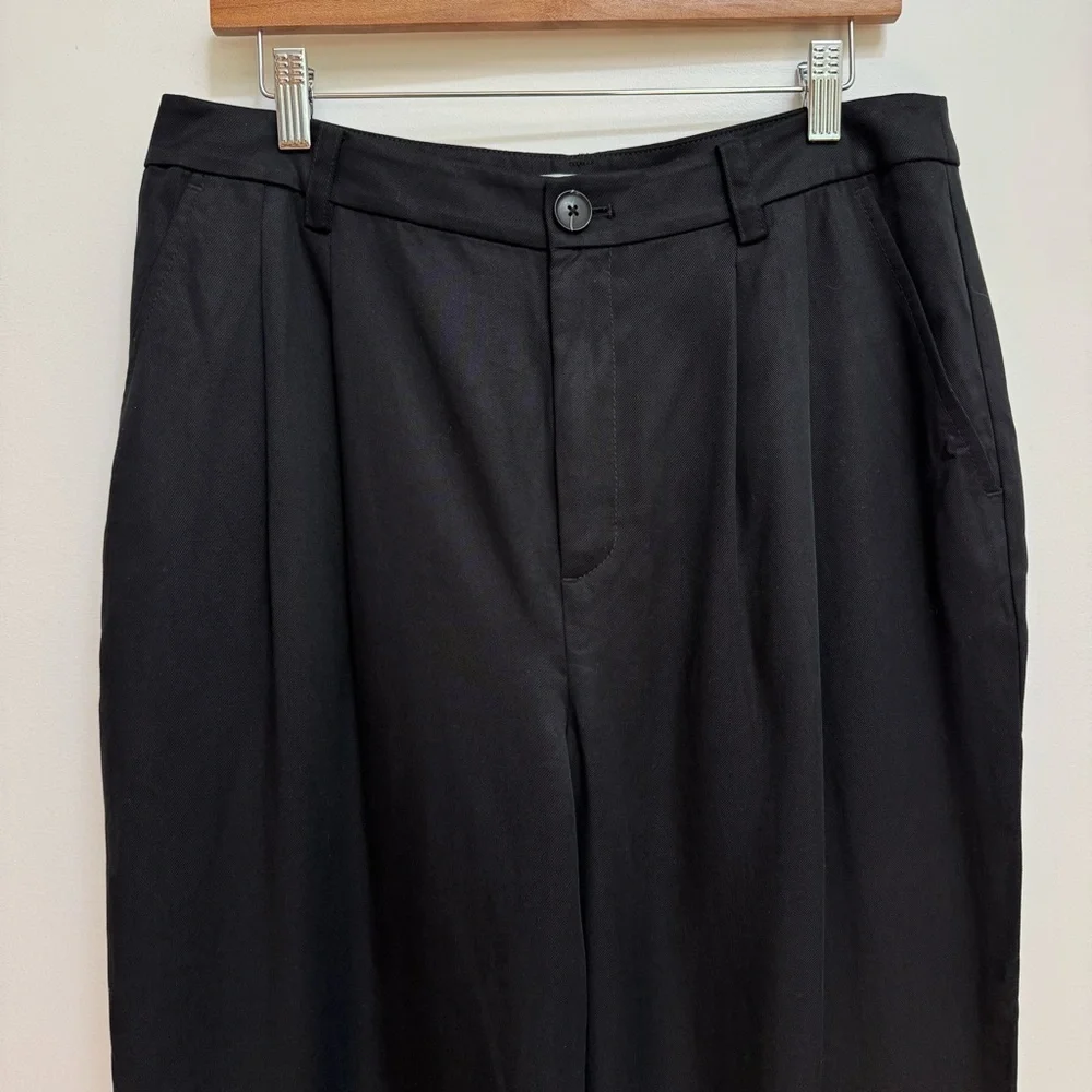 Loft Lyocell Emory Wide Leg Trouser Pants Size 10 NWT - Picture 3 of 14